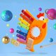 thumbnail image 3 of 3-In-1 wooden eight-tone hand knocking on the piano enlightenment musical instrument musical toy Percussion instrument, 3 of 4