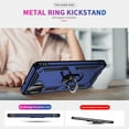 thumbnail image 2 of For Samsung Galaxy A07 Case ,Heavy Duty Shockproof Body Phone Cover Built in Metal Rotated Magnetic Ring Holder Kickstand,Dustproof,Anti-Scratch,Dual Layer Military-Grade Drop protection,Blue, 2 of 6