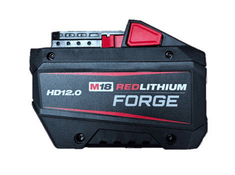 Milwaukee M18 REDLITHIUM FORGE HD12.0 Battery Pack with M12 & M18 Rapid Charger (48-59-1813GB) – 50% More Power, Fast Charging, Longest Battery Life, Gift Box Set