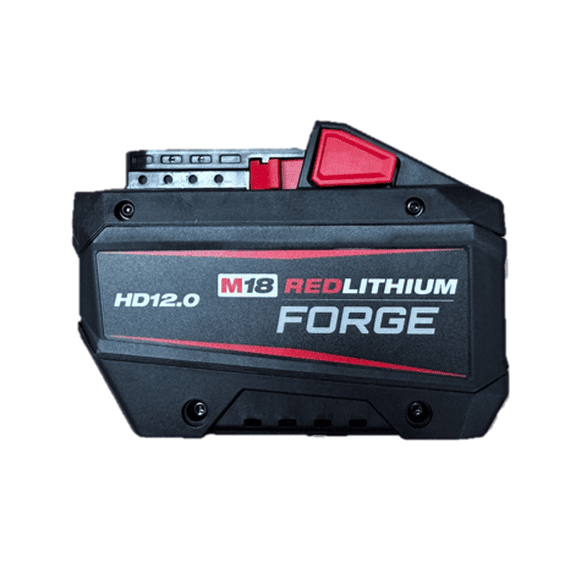 Milwaukee M18 REDLITHIUM FORGE HD12.0 Battery Pack with M12 & M18 Rapid Charger (48-59-1813GB) – 50% More Power, Fast Charging, Longest Battery Life, Gift Box Set