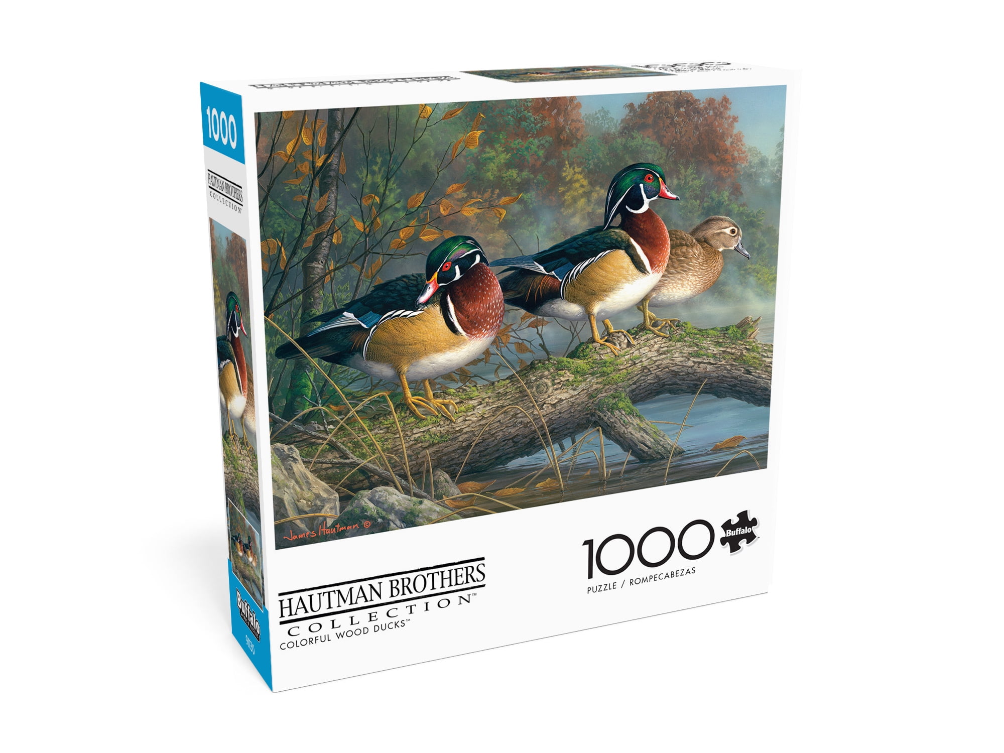 Buffalo Games 1000-Piece Colorful Wood Ducks Jigsaw Puzzle