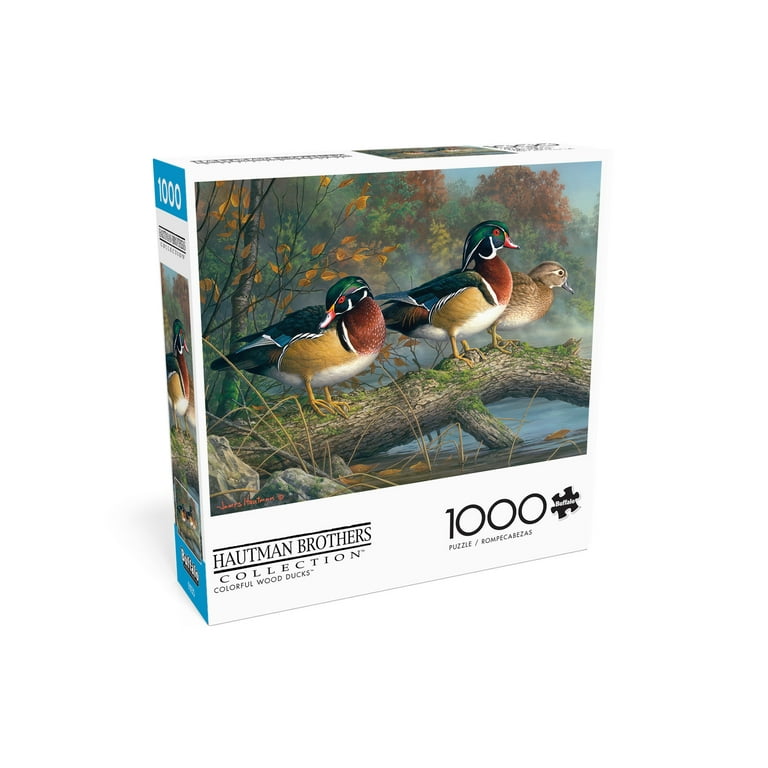Buffalo Games 1000-Piece Colorful Wood Ducks Jigsaw Puzzle