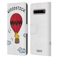 thumbnail image 1 of Head Case Designs Officially Licensed Peanuts Characters Woodstock Leather Book Wallet Case Cover Compatible with Samsung Samsung Galaxy S10 5G, 1 of 6