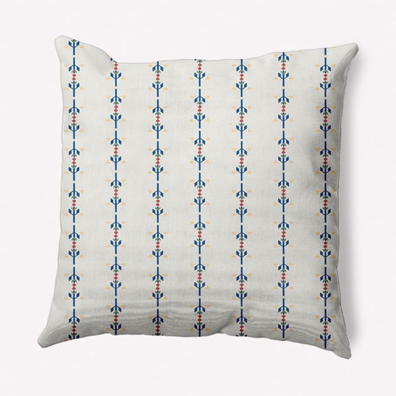 E by Design Jodhpur Stripe Indoor/Outdoor Throw Pillow