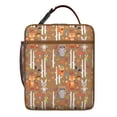 thumbnail image 5 of Bear Insulated Lunch Box Student Reusable Lunch Bag with Front Pocket Cooler Tote Bag Work Beach, 5 of 6