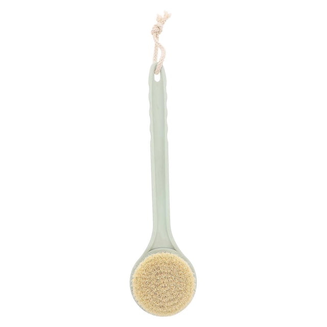 Here's a polished product description for your **Back Exfoliating Brush**:\n\n \n\n### **Back Exfoliating Brush – Long Handle Shower Body Scrubber for