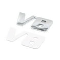 thumbnail image 2 of Unique Bargains Silver Tone Metal V8 Pattern Adhesive Badge Emblem Sticker Decoration for Car, 2 of 3