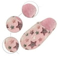 thumbnail image 5 of WOYY Women's Fuzzy Slippers Winter Warm Soft Soled Slippers Star Prints House Shoes, 5 of 8