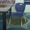 thumbnail image 2 of Andy 12" Stack Plastic Chair (4 pack)- Navy Blue, 2 of 3