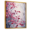 thumbnail image 2 of Designart "Charm Of Leaves In A Moody Overcast I" Leaves Floater Framed Wall Art Prints, 2 of 5