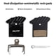 thumbnail image 3 of NUTT Disc Brake Pad MTB Bicycle Hydraulic Caliper Heat Dissipation Semi Metal Resin with Cooling for, 3 of 5
