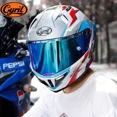 thumbnail image 3 of Casco de motocicleta CYRIL, casco integral todoterreno con lentes de colores, capacetes, cascos para moto, aprobado por ECE, ala trasera grande, casco de moto, 3 of 5
