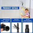thumbnail image 4 of 4Pcs Rotatable Angle Adaptor Extension Pole Attachments for Threaded Extension Pole Paint Pole Adapter Attach to Duster, 4 of 6