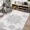 Beige/Gray, variant on Hasoo 9' x 12' Area Rug Vintage Floral Print Distressed Rug Flodable Non Slip Indoor Rug for Living Room Bedroom Beige/Gray