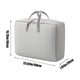 thumbnail image 3 of Bolsa de almacenamiento de algodón beige resistente | Asas reforzadas | Bolsa impermeable semirrígida para ropa mantas Juguetes ropa de cama | Doble cremallera | 70x52x28 cm | Organizador plegable, 3 of 9