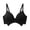 Black, variant on Women's Push Up Thick Padded Bra Thin Strap Support Seamless Comfort Bras for Daily Dating Lightweight Workout
