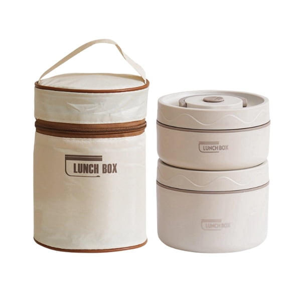 Clearance!Stainless Steel insulated Lunch Box,Portable Insulated Lunch Container Set, Stackable Food Container with Thermal Bag Upgrade Food Storage Container Boxes for School Work Picnic Travel