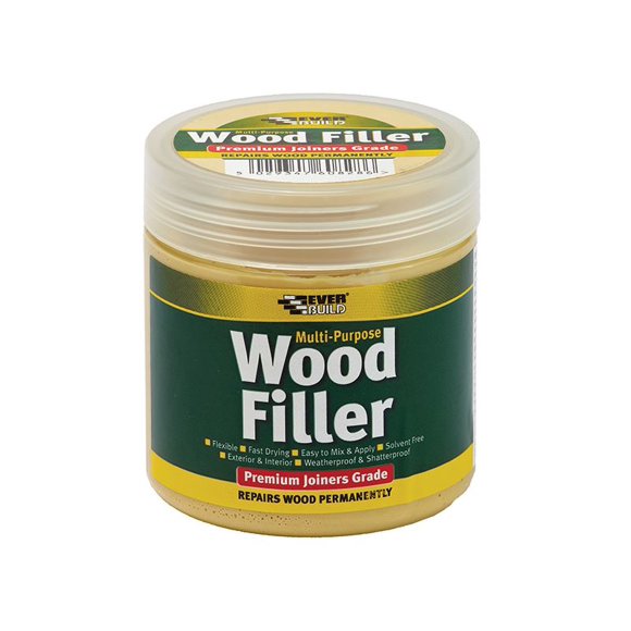 Everbuild - Multipurpose Premium Joiners Grade Wood Filler White 250ml
