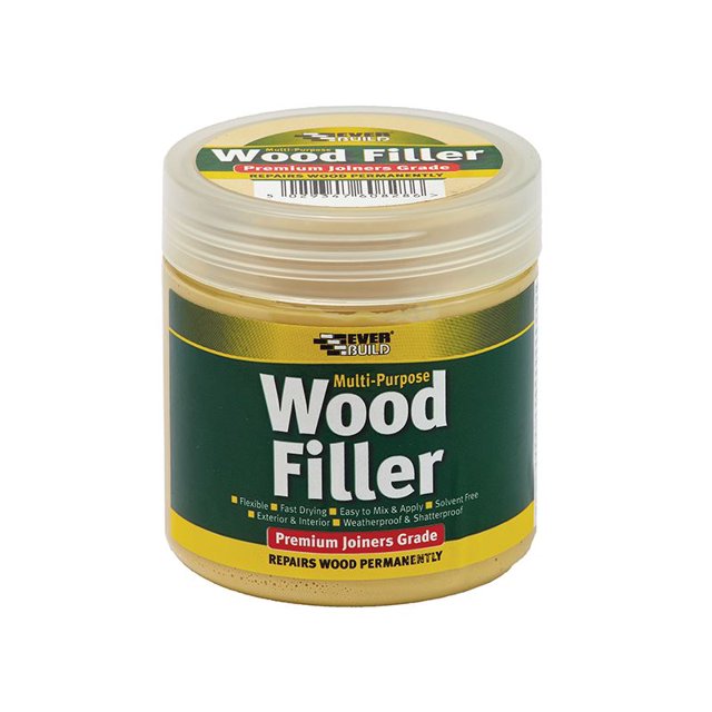 Everbuild - Multipurpose Premium Joiners Grade Wood Filler White 250ml