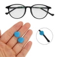 thumbnail image 2 of Consejos para patillas de gafas Unique Bargains 10 pares patrón de concha ganchos para orejas antideslizantes 0.55" L azul, 2 of 5