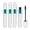 C, variant on Giftesty 2 In 1 4D Silk Fiber & 5X Longer Effect Natural Lengthening Volumizing No Clumping Lash Mascara,8g/1pcs
