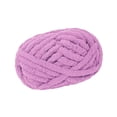 thumbnail image 3 of Hilo grueso y grueso Relleno de crochet Hecho a mano perfecl Hilo de lana Violeta claro, 3 of 8