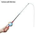 thumbnail image 6 of 2024 Winter Spinning Portable Winter Children Ice Fishing Rods Retractable Ice Fishing Pen Pole Ice Fishing Rod ANTI REVERSE(WITH 30M LINE), 6 of 8
