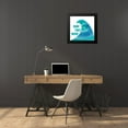 thumbnail image 3 of Phillip, Jamie 20x20 Black Modern Framed Museum Art Print Titled - Surf 1, 3 of 4