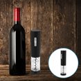 thumbnail image 1 of IFANLANDOR Décapsuleur de Vin Électrique Noir USB Rechargeable pour Usage Domestique avec Voyant Lumineux et Surface Texturée, 1 of 7