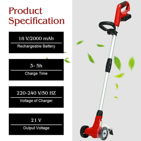 electric weed sweeper for block paving