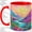 Red, variant on Desert Sunrise Coffee Mug, Cactus River Art, Southwest Tea Sips at Home