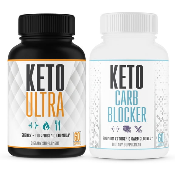 Ultimate Keto Stack - Keto Ultra Weight Loss & Carb Blocking Combo - 30 Day Supply