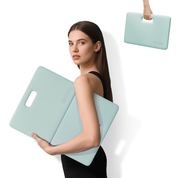 BAIMA Chair Cushions Outdoor/Indoor, Comfortable Seat Cushion, Foldable for Kitchen, Living Room, Student Apartment, Office, Yoga 12x17x1 Inch, Green