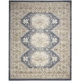 thumbnail image 2 of Nourison Serenity Home Vintage Ivory Blue 9' x 12' Area Rug (9x12), 2 of 8