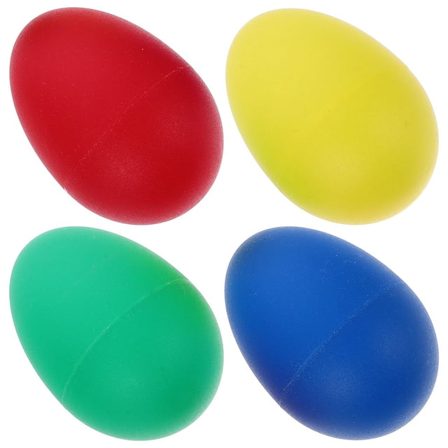 HLONK 4 Colors Maracas Egg Shakers Musical Kids Musical Instruments Percussion Egg Shaker Child