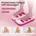 thumbnail image 4 of MaxKare Collapsible Foot Spa with Massager and Heat Bubbles Vibration 3 in 1, Foot Spa Massager, Pink, 4 of 10