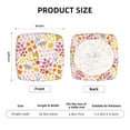 thumbnail image 6 of Lsque Colorful Floral Printed Square Couch Cushion Covers, Floral Sofa Cushion Covers Replacement, Stretch Couch Covers for Couch-16.9in, 6 of 9