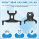 thumbnail image 4 of Front and Rear Body Post Mounts Shell Column 144002-1994 for 144002 1/14 RC Car Spare Parts Accessor, 4 of 5