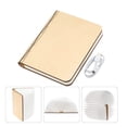 thumbnail image 3 of BE-TOOL LED Book Light Changeable Folding Book Lamp Bedside Lamp with USB Cable Wooden White/Brown, 3 of 8
