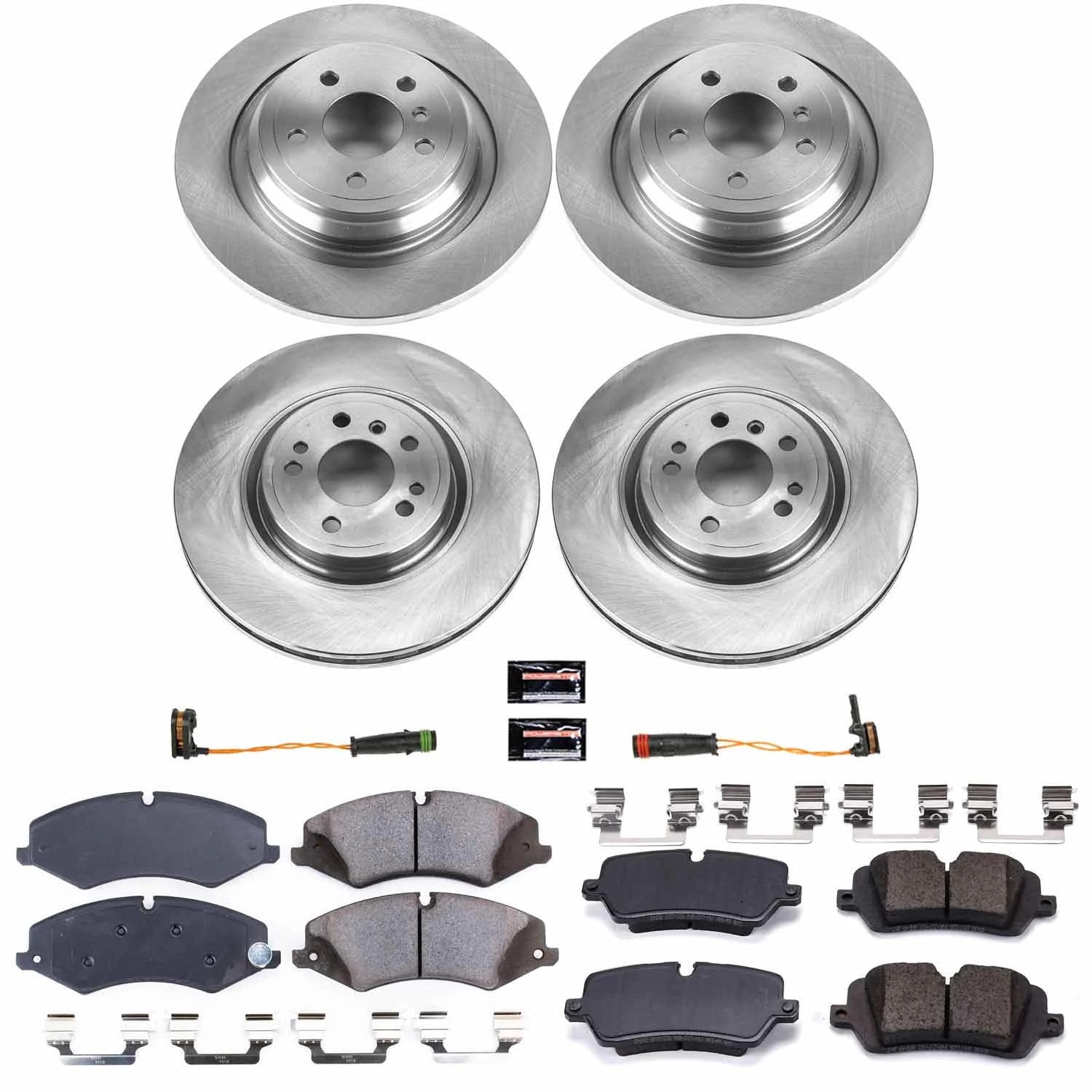 PowerStop Front and Rear Stock Replacement Brake Pad and Rotor Kit Fits: MERCEDES-BENZ Select Models KOE7441