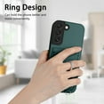 thumbnail image 4 of for Samsung Galaxy S21 FE Phone Case Wallet with Crossbody Strap & Card Holder, Premium PU Leather Case, 360 Ring Holder Kickstand Durable Protective Women Men Cover for Samsung Galaxy S21 FE,Green, 4 of 8