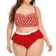 thumbnail image 1 of Augper Women Plus Size Print Casual Swimsuit Bikini Beachwear Swimwear, 1 of 7