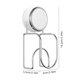 thumbnail image 3 of Yhmxh Utensilios de cocina Ganchos para cubos con ventosa, organizador de cubos para baño, estantes para inodoro y cocina, sin agujeros para inodoro, artículos para colgar en el hogar., 3 of 6