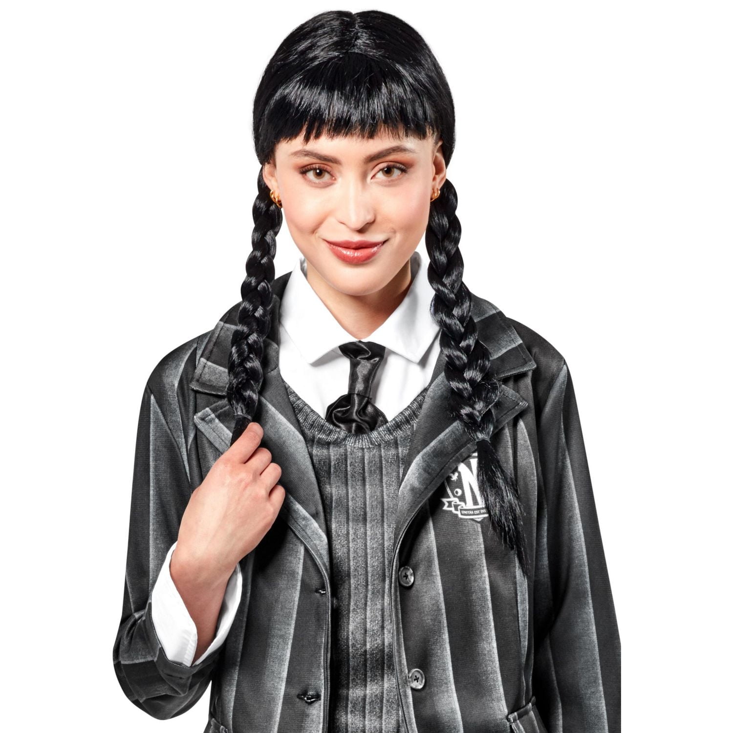 Wednesday Addams perruque pour adulte
