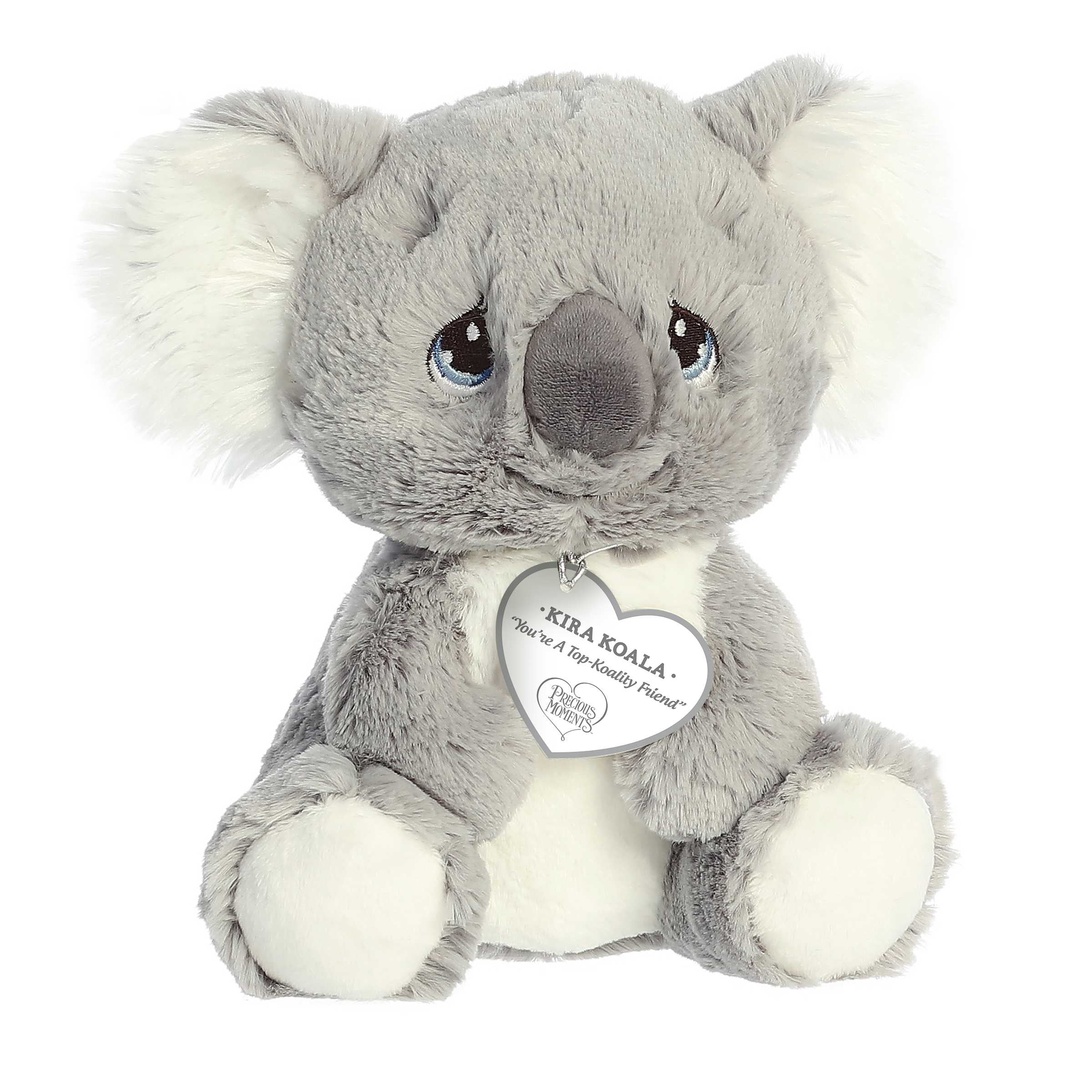 Aurora - Small Gray Precious Moments - 7.5" Kira Koala - Adorable Stuffed Animal