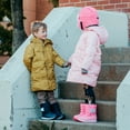 thumbnail image 4 of JAN & JUL Kids Tall Sherpa Fleece Lined Winter Puffer Boots (Black, US Size 12), 4 of 7