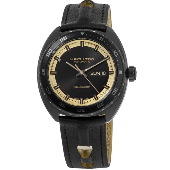 Hamilton American Classic Pan Europ Auto Black Dial Men's Watch H35425730
