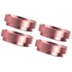 thumbnail image 1 of Paquete de 4 anillos de dosificación de aluminio, anillos inteligentes de en polvo, 58 mm de diámetro para cuenco de preparación, herramienta de Soledad Anillo dosificador de café, 1 of 7