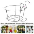thumbnail image 4 of 2pcs Railing Hanging Flower Pot Racks Fence Planter Holder for Home Garden, 4 of 7