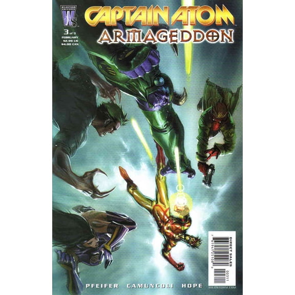 Captain Atom: Armageddon #3 VF ; WildStorm Comic Book